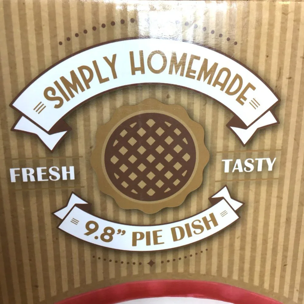 * Simply Homemade Pie Quiche  Just Cherry Ceramic Dish